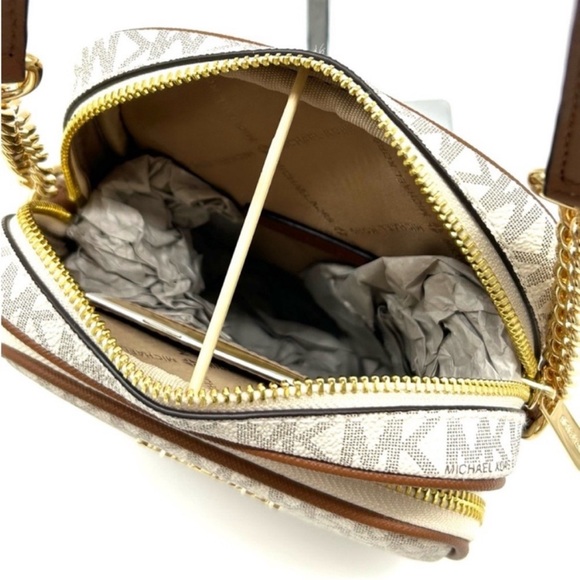 Michael Kors JST Medium Logo Crossbody & Matching Coinpouch Card Case Wallet - Picture 9 of 15